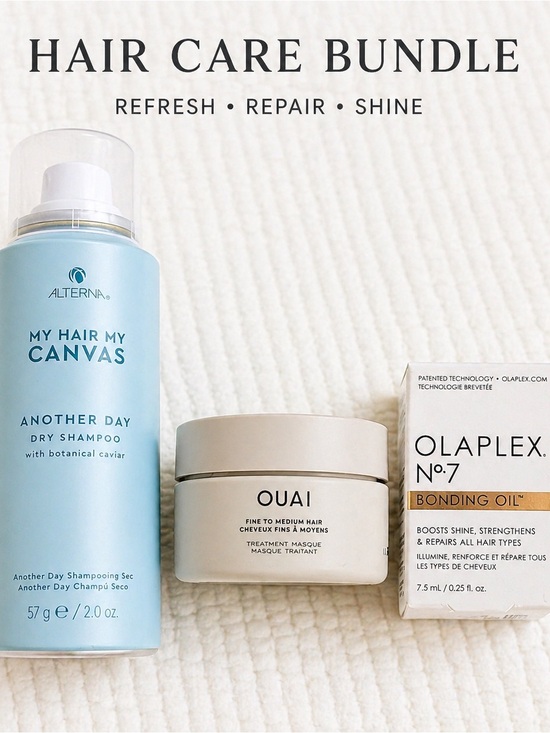 OUAI Other - OUAI Hair Mask Alterna Dry Shampoo Olaplex No7 Oil Bundle Travel Set